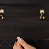 Chanel 1993 Lambskin Medium Classic Double Flap 24K GP