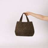 Chanel 2002 Suede Shopping Tote