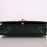 Chanel 2019 Black Caviar & Sheepskin Mademoiselle Wallet on Chain