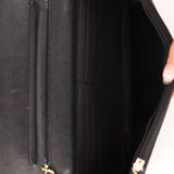 Chanel 2019 Black Caviar & Sheepskin Mademoiselle Wallet on Chain