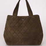 Chanel 2002 Suede Shopping Tote