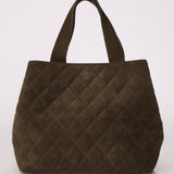 Chanel 2002 Suede Shopping Tote