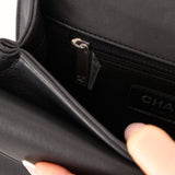 Chanel 2017 Calfskin Coco Eyelets Small Flap Bag