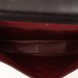 Rare Chanel 1996 Lambskin XL Double Sided Turnlock Classic Flap Bag 24K GP