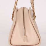 Chanel 2015 Calfskin Mademoiselle Chain Bowler Bag GHW
