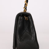 Chanel 1989 Lambskin Turnlock Full Flap 24k GP