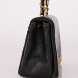 Chanel 1989 Lambskin Turnlock Full Flap 24k GP