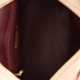 Chanel 2015 Calfskin Mademoiselle Chain Bowler Bag GHW