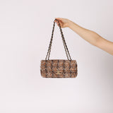 Chanel 2007 Ponyhair East West Flap Permabrass Gold Hardware