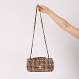 Chanel 2007 Ponyhair East West Flap Permabrass Gold Hardware