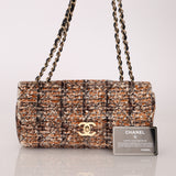 Chanel 2007 Ponyhair East West Flap Permabrass Gold Hardware