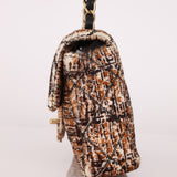 Chanel 2007 Ponyhair East West Flap Permabrass Gold Hardware