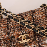 Chanel 2007 Ponyhair East West Flap Permabrass Gold Hardware