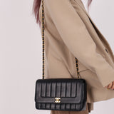 Chanel 1991 Lambskin Vertical Small Flap