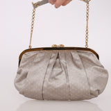 Rare Louis Vuitton Satin Aumoniere Clutch on Chain