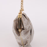 Rare Louis Vuitton Satin Aumoniere Clutch on Chain