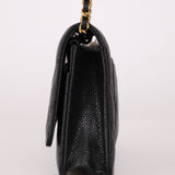 Chanel 2019 Black Caviar Wallet on Chain
