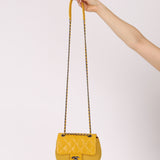 Chanel 2016 Paris-Salzburg Leather & Wool Bi Curvy Flap Bag