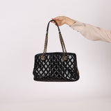 Chanel 2015 Patent CC Eyelet Tote