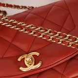Rare Chanel 2015 Calfskin Reissue Small Diana Flap Bag