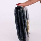 Fendi Leather Long Wallet w/ Chain