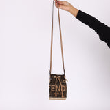 Fendi Zucca Espadrille Mini Bucket Bag