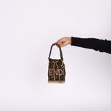 Fendi Zucca Espadrille Mini Bucket Bag