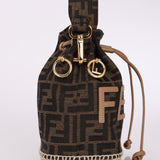 Fendi Zucca Espadrille Mini Bucket Bag