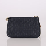 Gucci Navy Guccisima Key Pouch