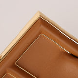 Fendi First Cognac Small Clutch