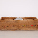 Ultra-Rare Fendi 2009 Beaded Rabbit Fur & Lizard Baguette