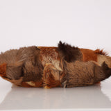 Fendi Gazelle and Goat Fur Patch Shoulder Bag