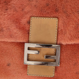 Fendi Peach Dalmatian Ponyhair Mamma Baguette