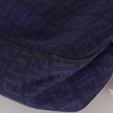 Fendi Blue Zucchino Baguette Shoulder Bag