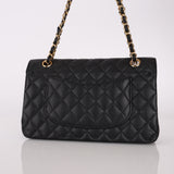 Chanel 2014 Caviar Medium Double Flap Bag