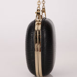 Rare Gucci Lizard Rounded Miniaudiere Clutch on Chain