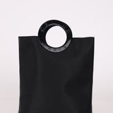 Celine Acetate Logo Circle Nylon Tote