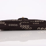 Chanel 2000 Canvas Coco East West Chocolate Bar