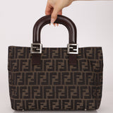 Fendi Small Zucca Top Handle Tote