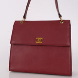 Chanel 1997 Caviar Bordeaux Kelly Shoulder Bag