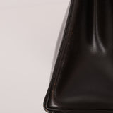 Hermès 1979 Chocolate Box Retourne Kelly 32 with Strap