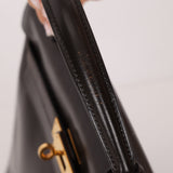 Hermès 1979 Chocolate Box Retourne Kelly 32 with Strap