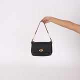 Chanel 22C Calfskin Pearl Side Flap Bag