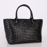 Limited Edition Bottega Veneta Patent Small Cabat Tote w/ Pouch