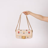 Fendi Wool Knit Shoulder Baguette