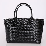 Limited Edition Bottega Veneta Patent Small Cabat Tote w/ Pouch