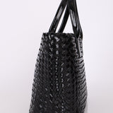 Limited Edition Bottega Veneta Patent Small Cabat Tote w/ Pouch