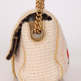 Fendi Wool Knit Shoulder Baguette