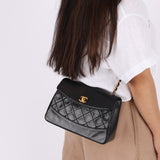 Chanel 1989 Lambskin Trapezoid Single Flap