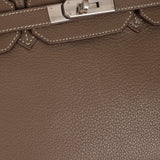 Hermès 2008 Etoupe Clemence Retourne Birkin 35